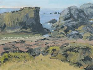 Shark Harbor Rocks, oil on linen, 9" x 12" Shark Harbor Rocks, oil on linen, 9" x 12"