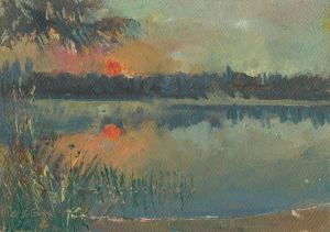 Lake Agnes Rising Sun