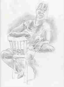 Monica and Yellow Chair