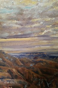 Hay Butte Clouding Up