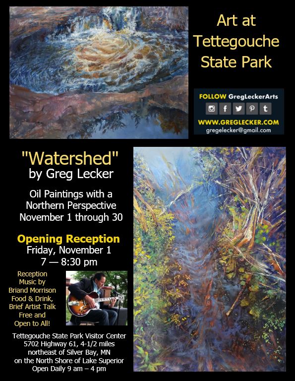 Watershed - Art at Tettegouche State Park November 1